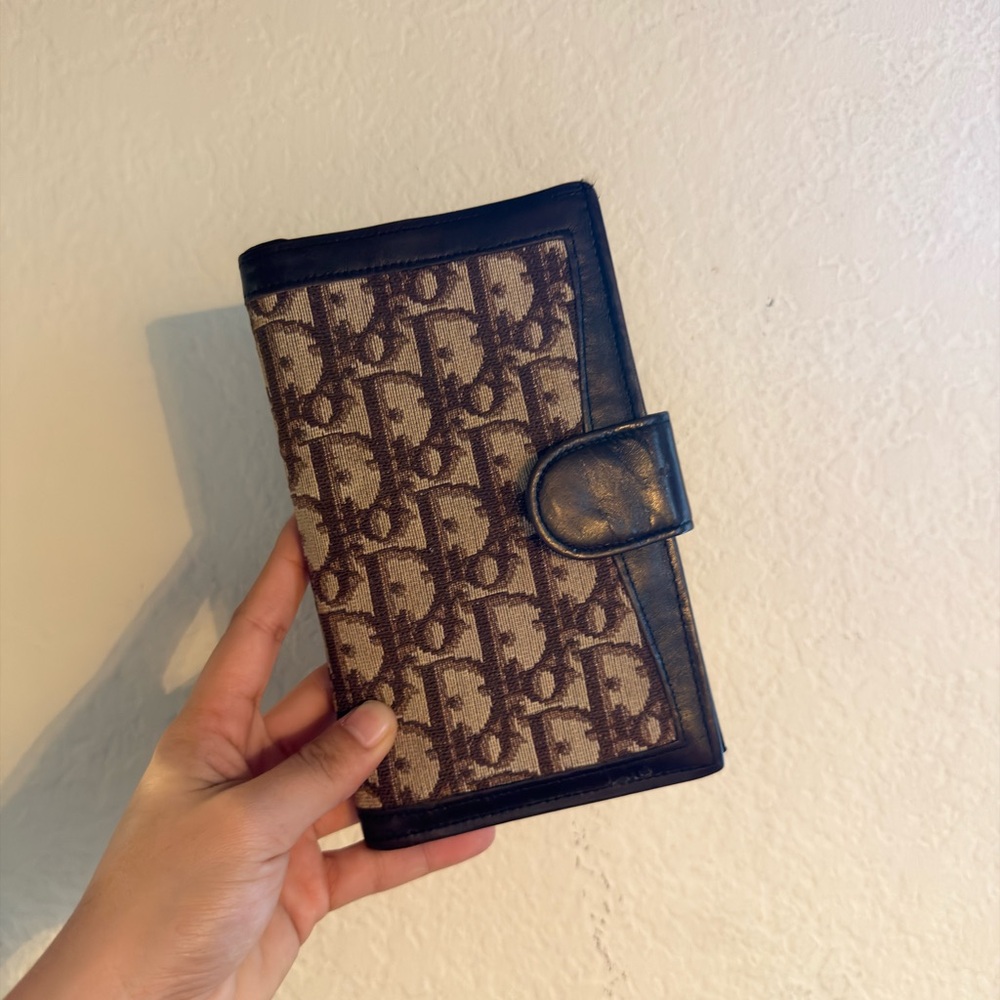 Dior Brown and Black Wallet - Picture 1 of 5